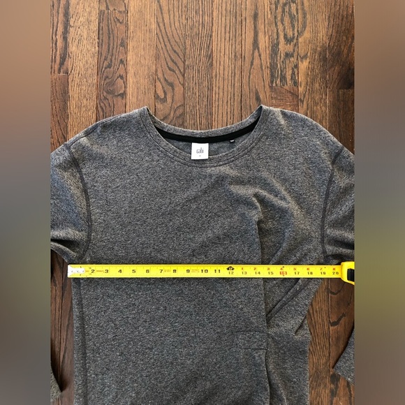 CAbi Women’s M Heathered Gray Sweater Tunic Dress w/Pleated Waist - LIKE NEW! - Picture 4 of 8